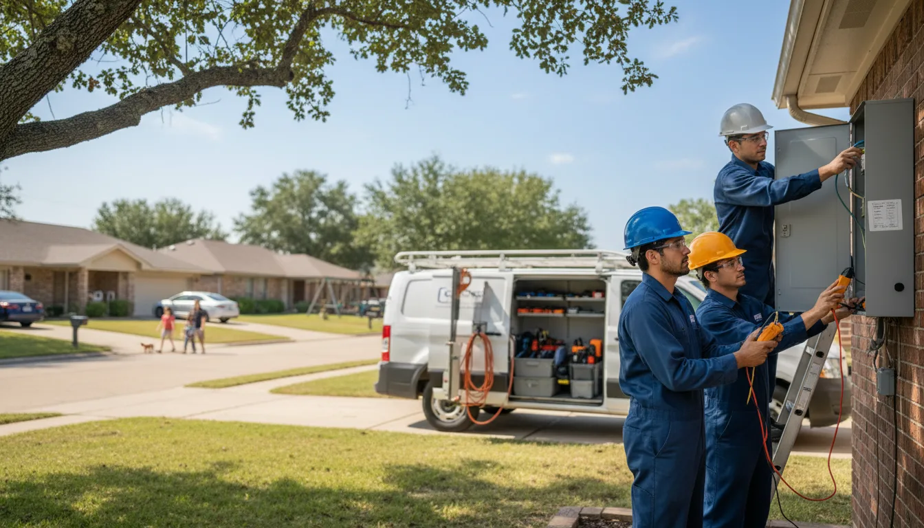 Certified electrician providing emergency electrical services in Hi Hat, KY